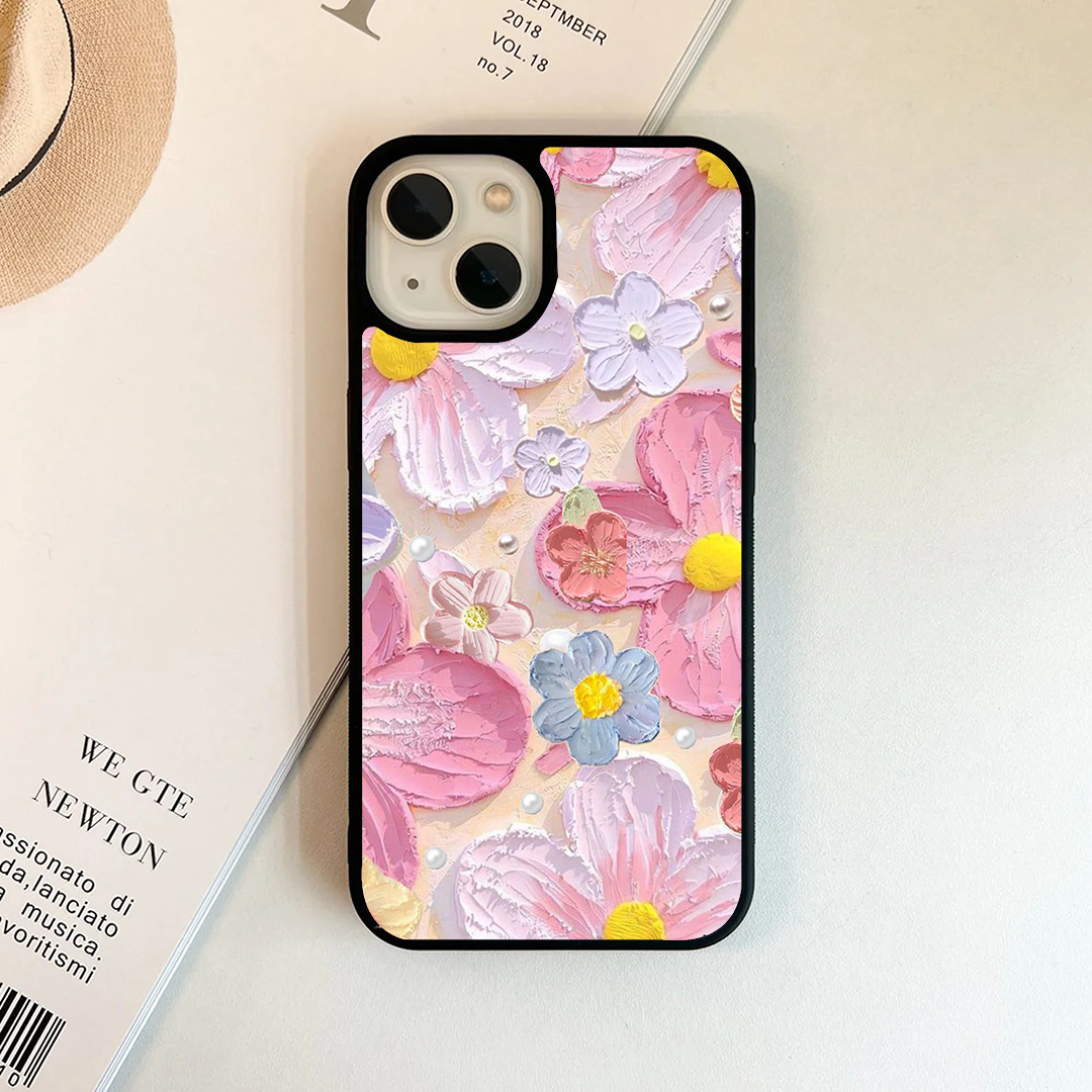 Everbloom Elegance Floral Acrylic Printed Protective Case