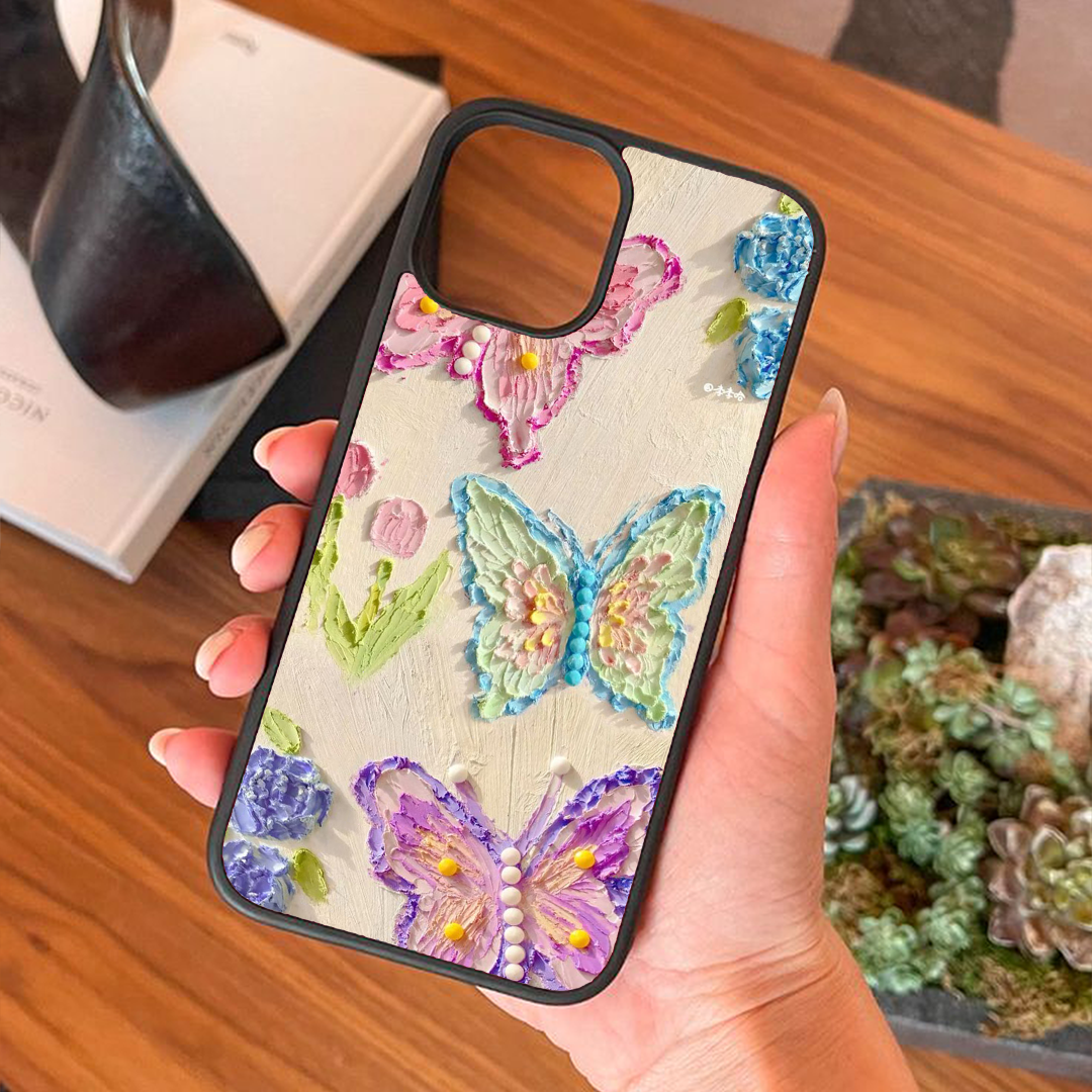 Dream Rainbow Floral Acrylic Printed Protective Case