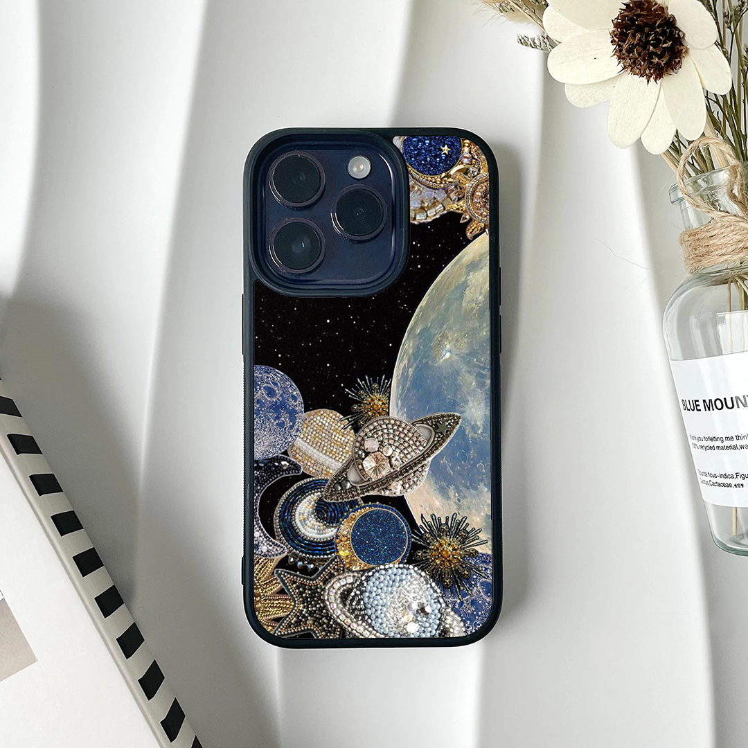 Moon Light Galactic Charm Printed Protective Case