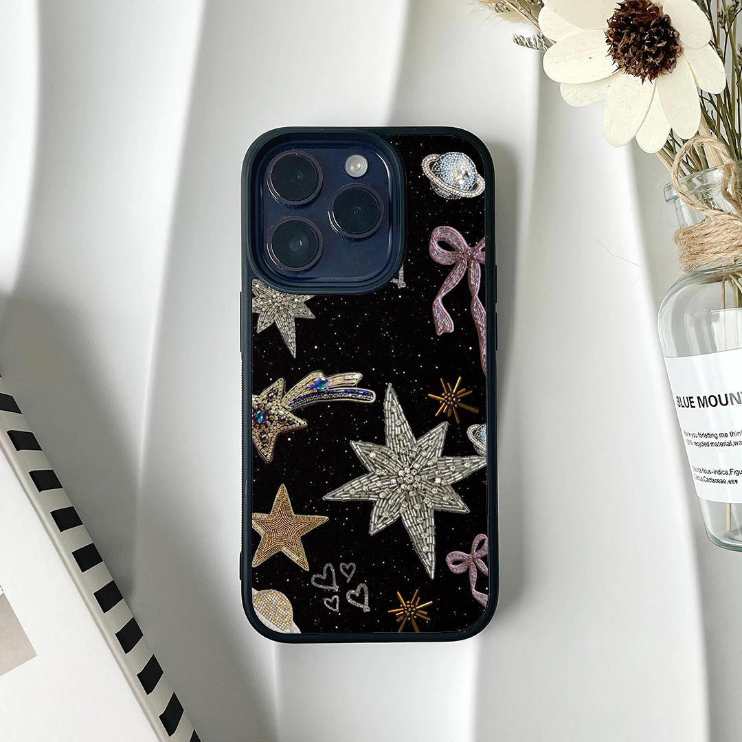 Shining Tri Star Galactic Charm Printed Protective Case