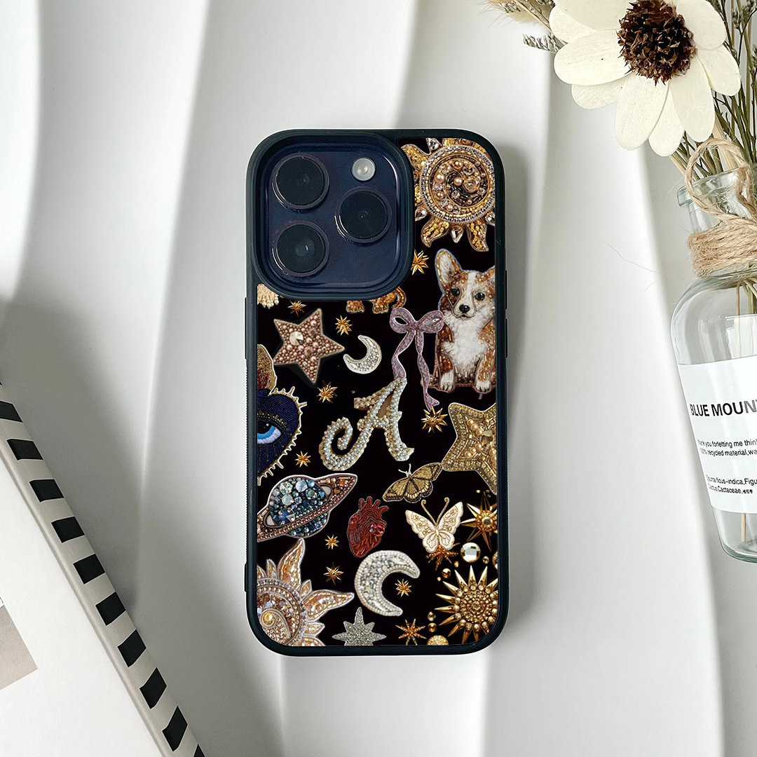 Pure Vibe Galactic Charm Printed Protective Case