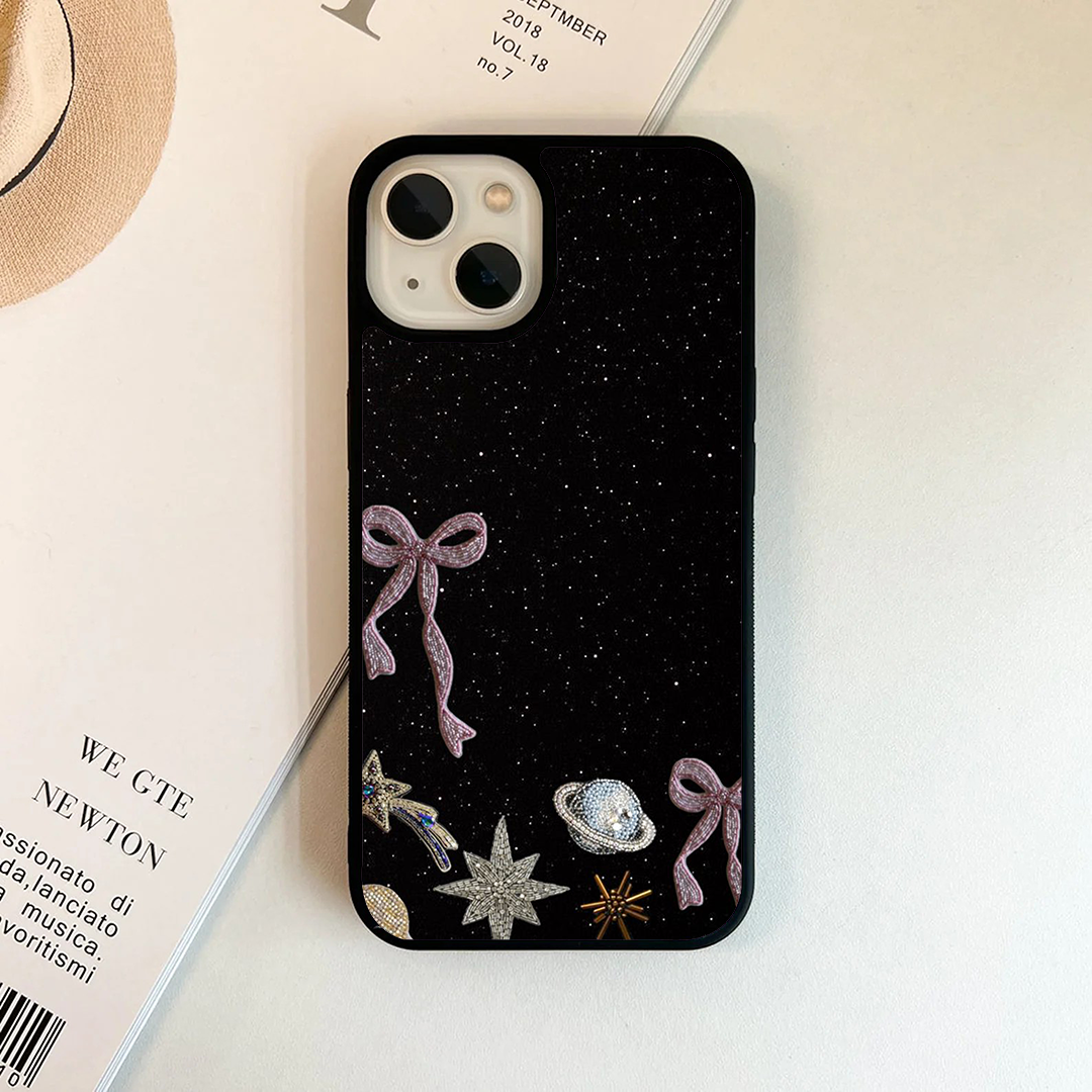 Galaxy Bow Galactic Charm Printed Protective Case