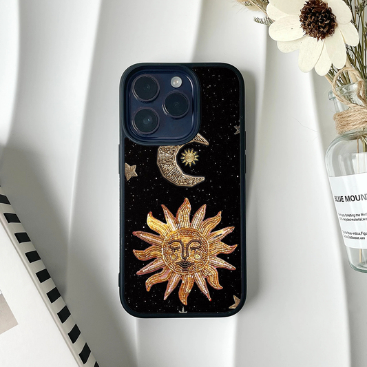 Light Shining Moon Galactic Charm Printed Protective Case