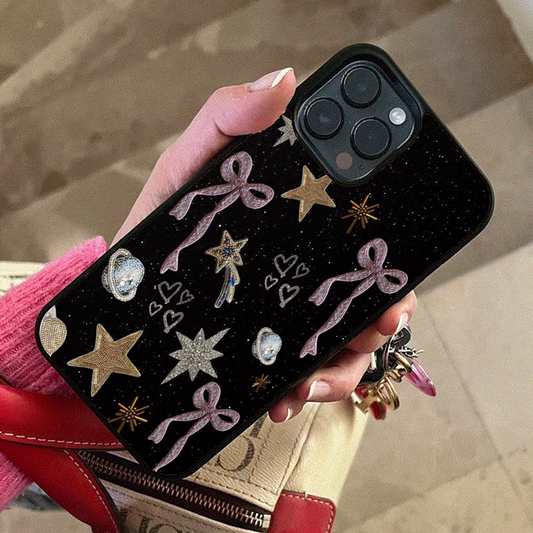 Bow Stars Galactic Charm Printed Protective Case