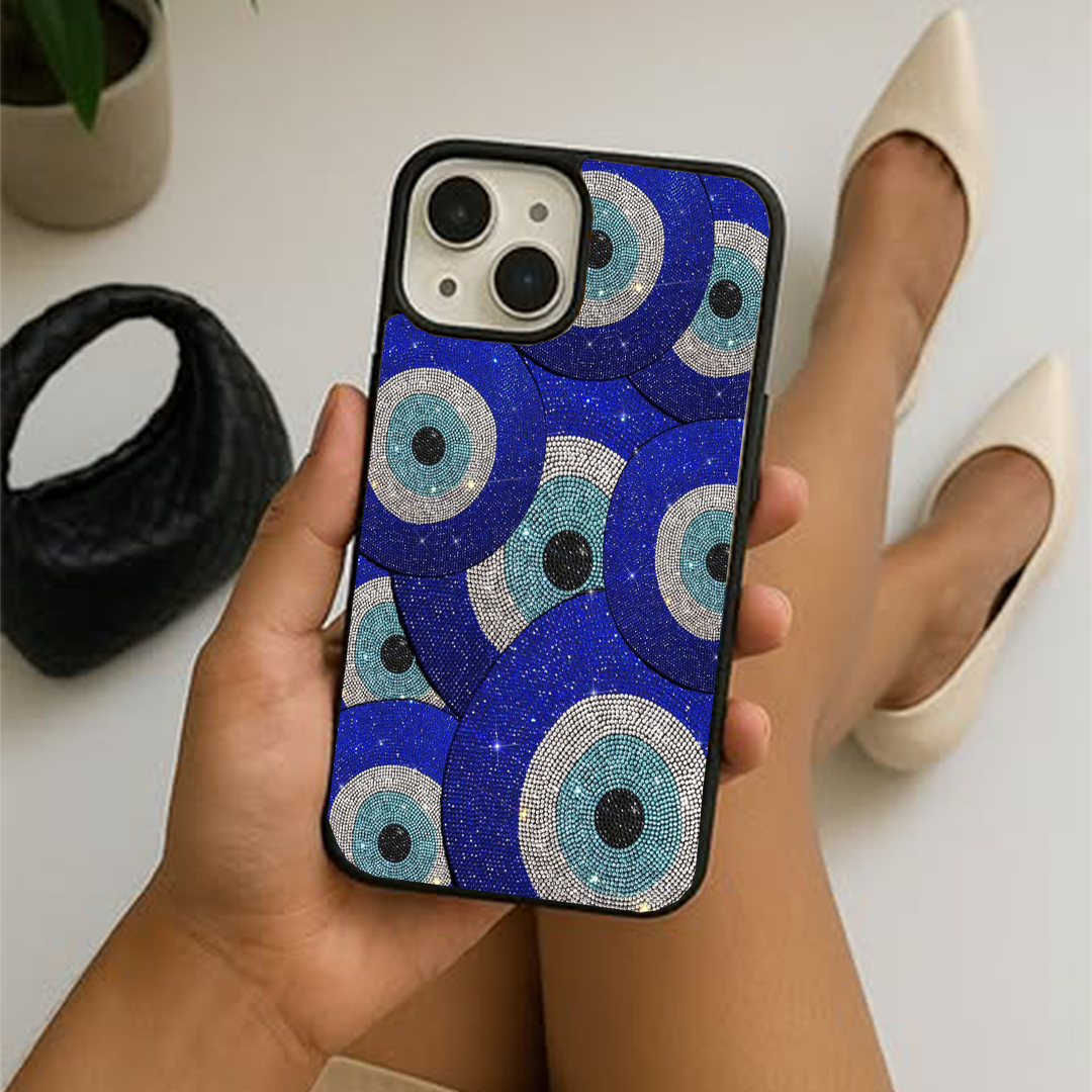 Evil Eye Galactic Charm Printed Protective Case
