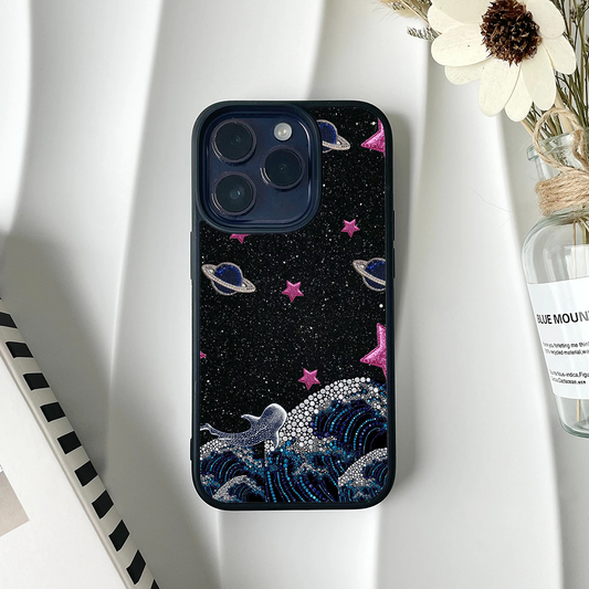 Vibe Wave Stars Galactic Charm Printed Protective Case