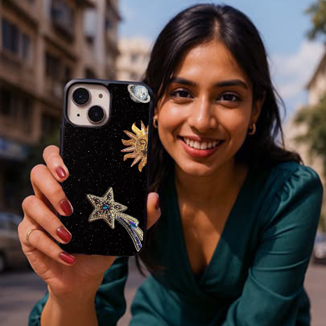 Shining Stars Galactic Charm Printed Protective Case