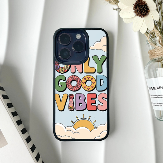 Only Good Vibes Printed Protective Case