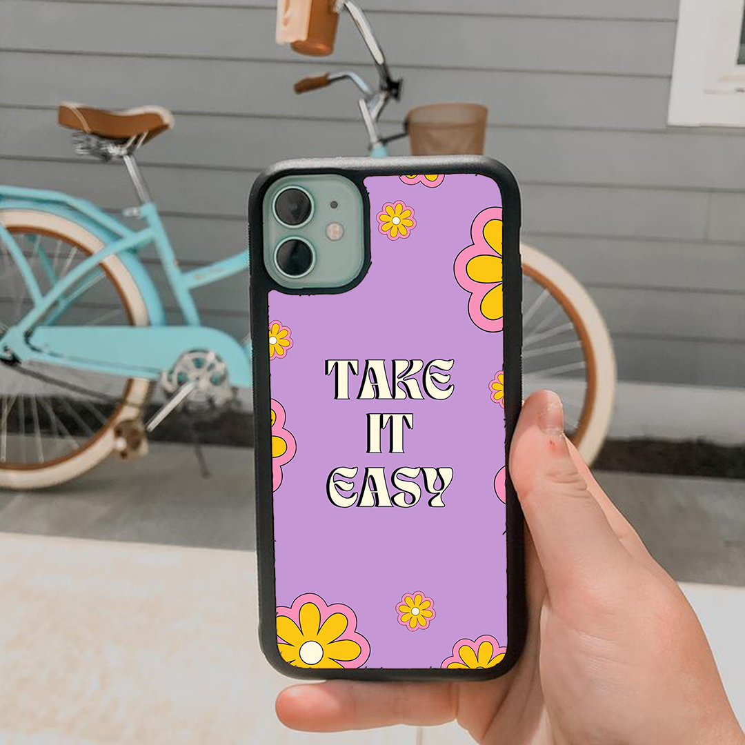 Take It Easy Printed Protective Case