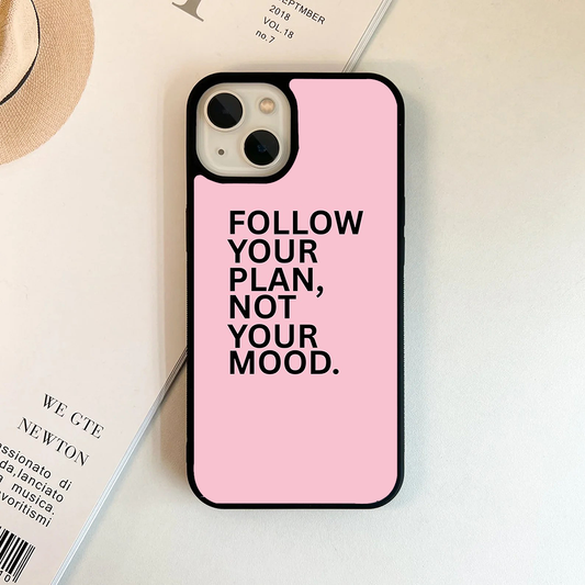 Follow Your Plan Printed Protective Case