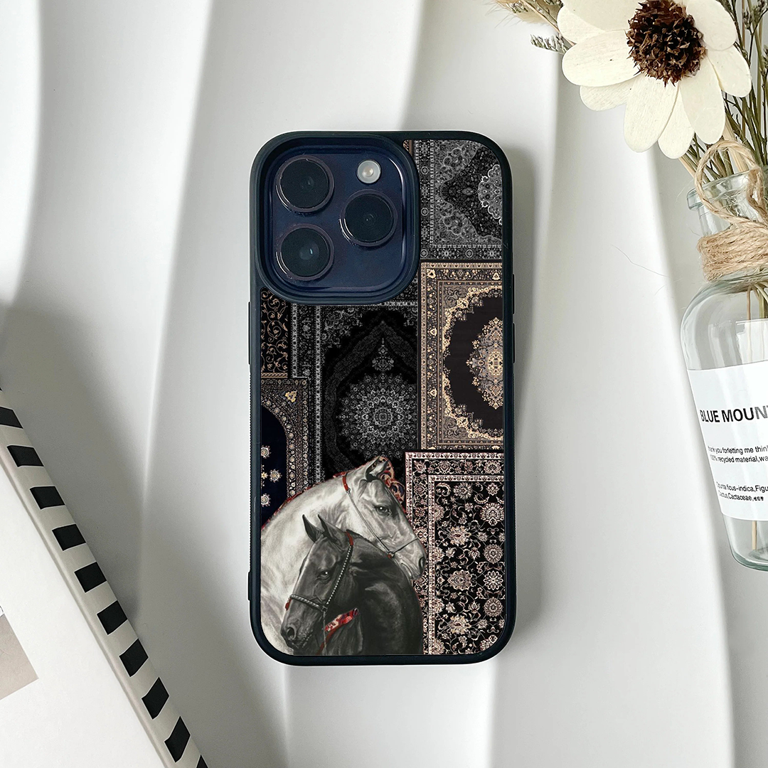 Noir Dynasty Protective Phone Case Back Cover