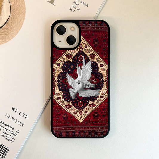 Peace Medallion Protective Phone Case Back Cover