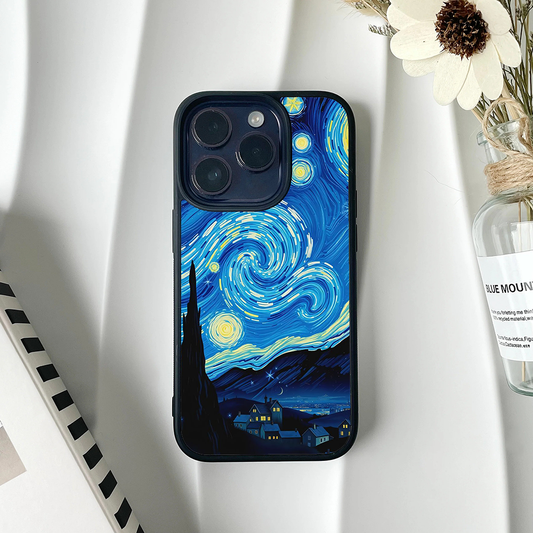 VanGoghh Vin Printed Protective Case