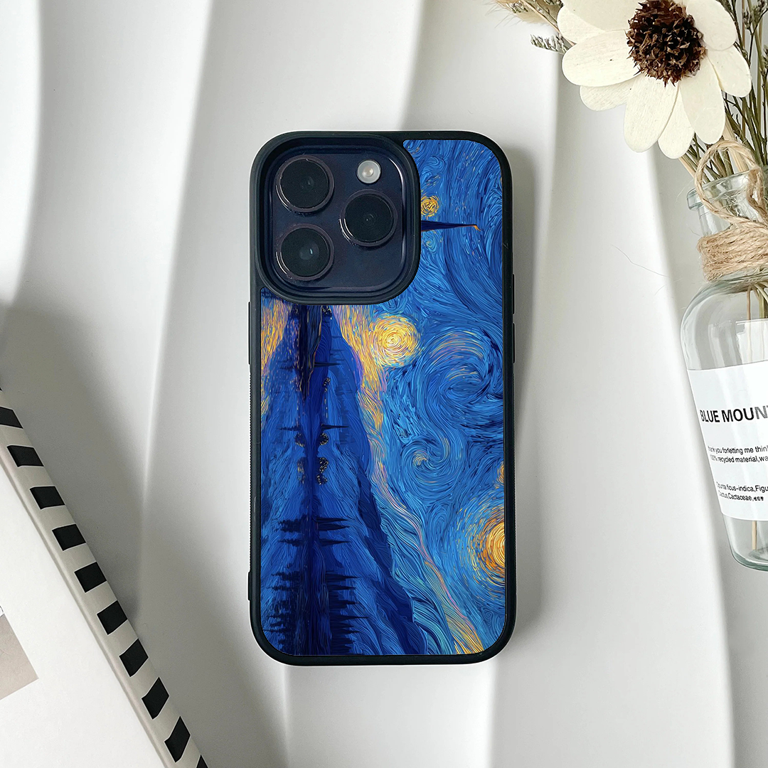 VanGoghh Tall Printed Protective Case