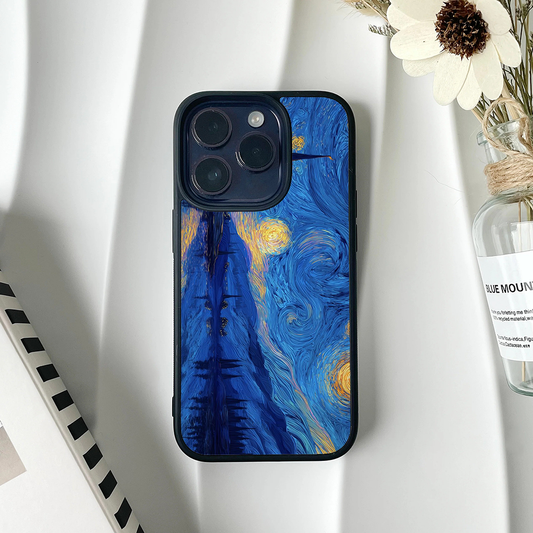 VanGoghh Tall Printed Protective Case