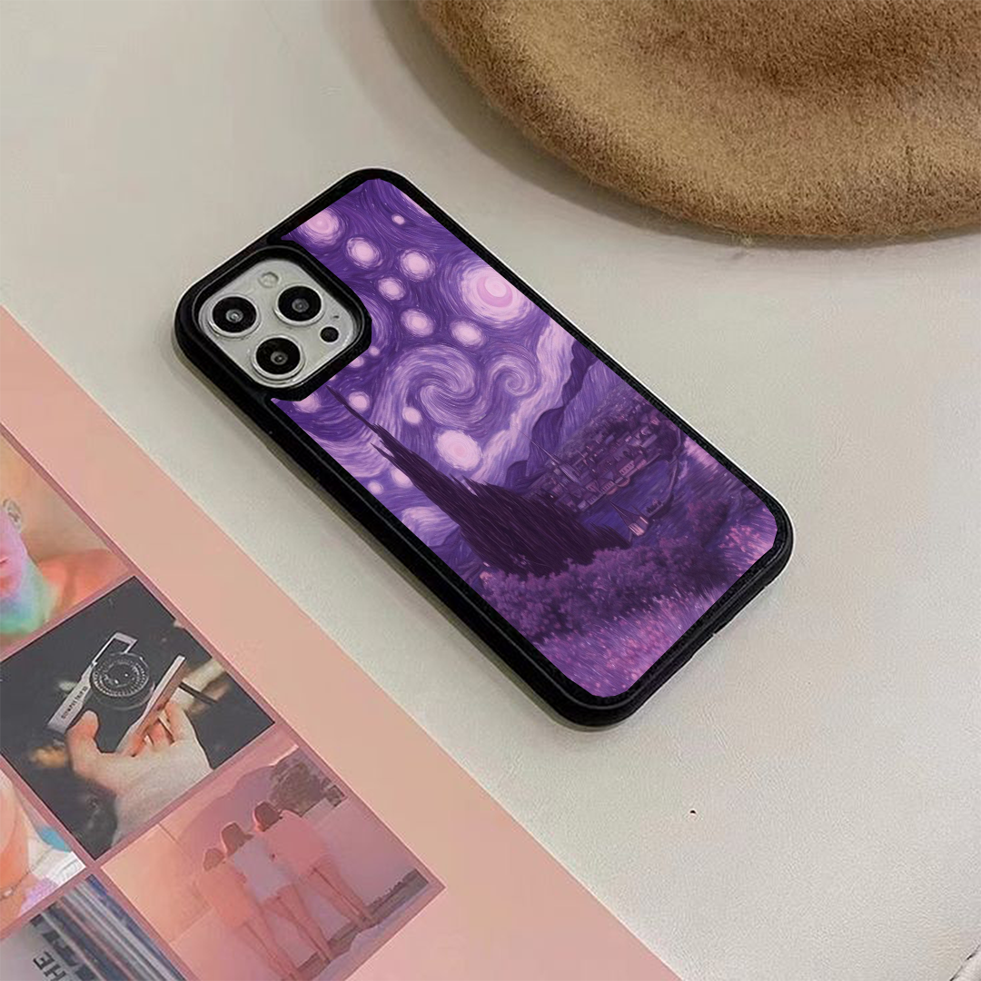 Blackcurrent VanGoghh Printed Protective Case