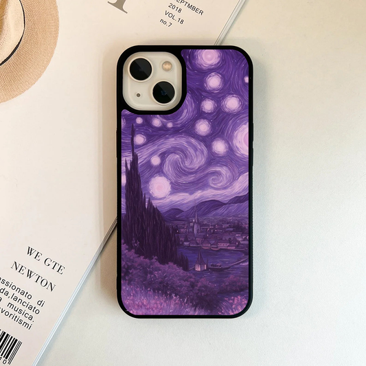 Blackcurrent VanGoghh Printed Protective Case