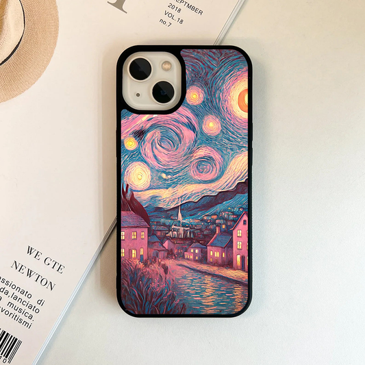 Vins Peach VanGoghh Printed Protective Case