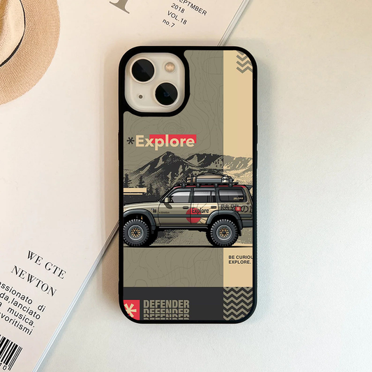 Explore Protective Phone Case Back Cover