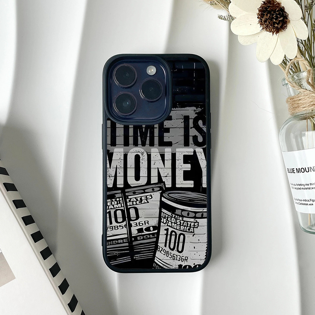 Time Is Money Protective Phone Case Back Cover