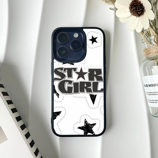 Vintage Star Girl Protective Phone Case Back Cover