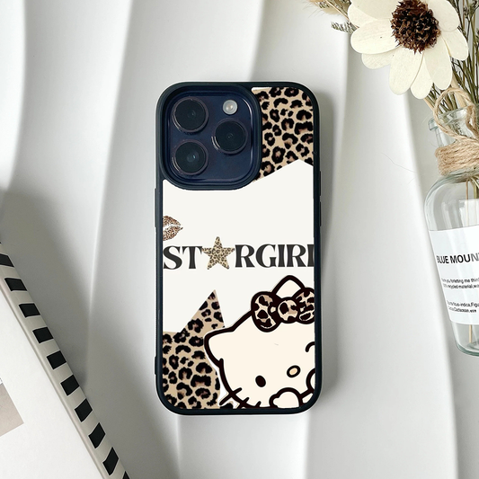 Kitty Star Girl Protective Phone Case Back Cover