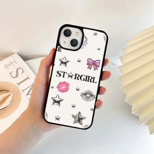 Bowtie Star Girl Protective Phone Case Back Cover