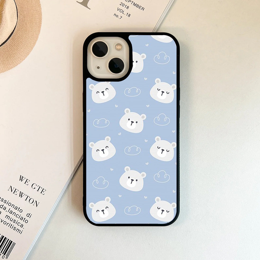 Noir Bear Protective Glass Case