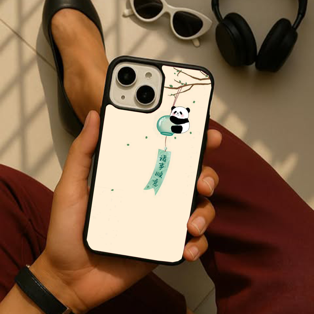 Meadow Panda Protective Glass Case