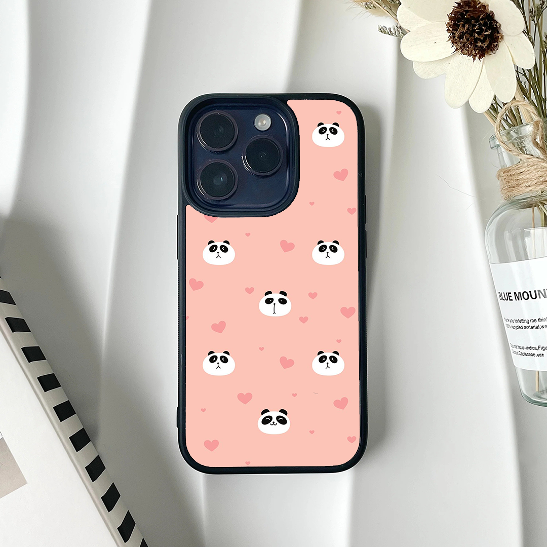 Noir Panda Protective Glass Case