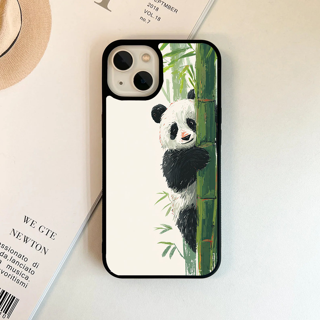 Obsidian Bamboo Protective Glass Case