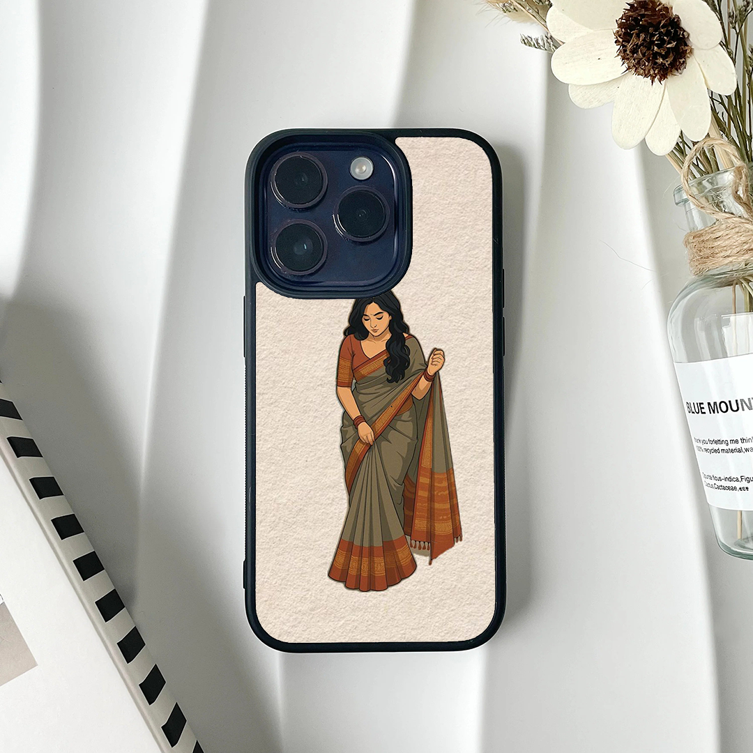 Golden Zari Glossy Protective Case