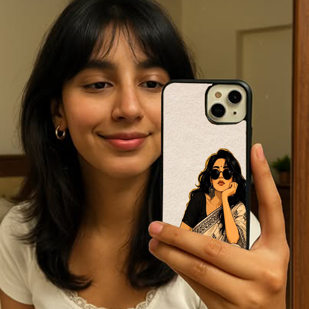 Chanderi Charm Glossy Protective Case