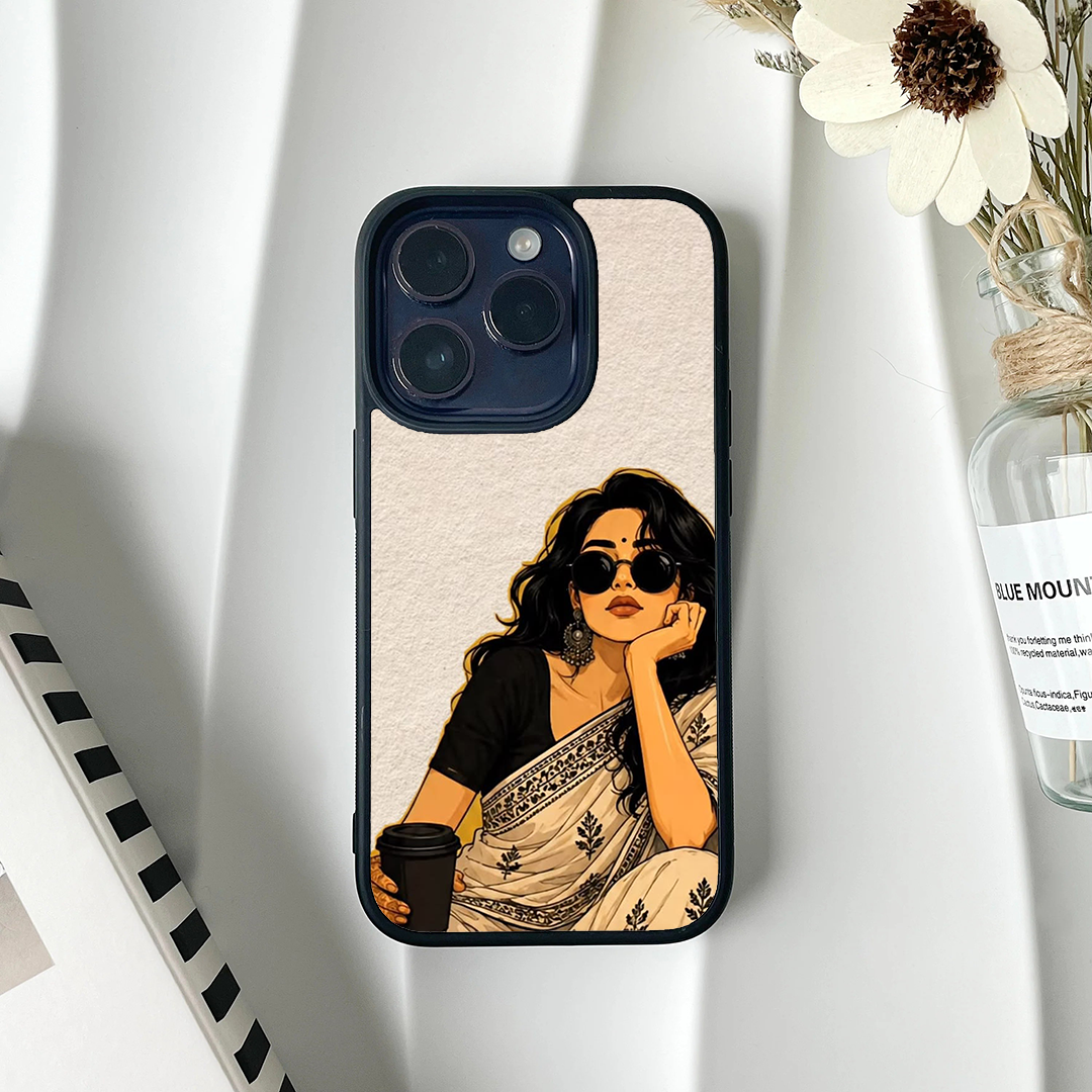 Chanderi Charm Glossy Protective Case