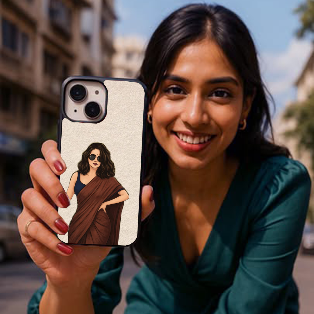 Leheriya Waves Glossy Protective Case