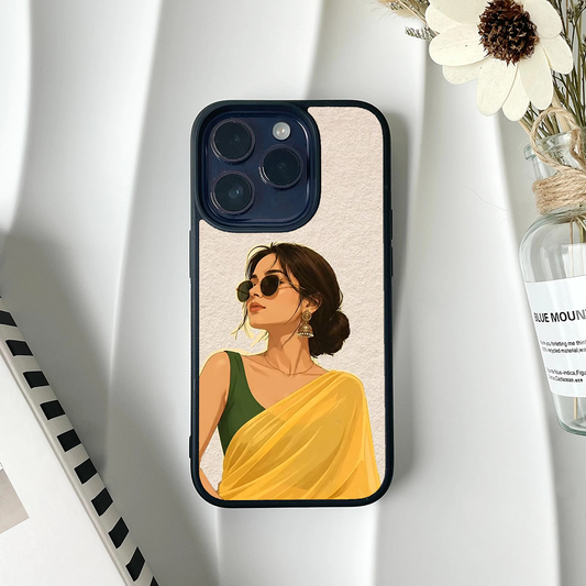 Ornate Pallu Glossy Protective Case