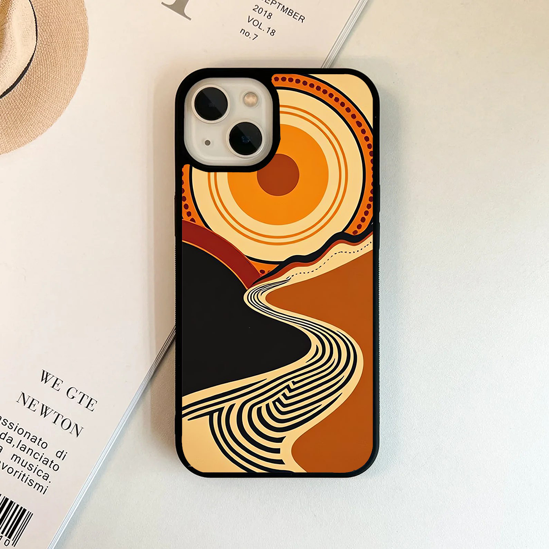 Amber Chords Protective Glass Case