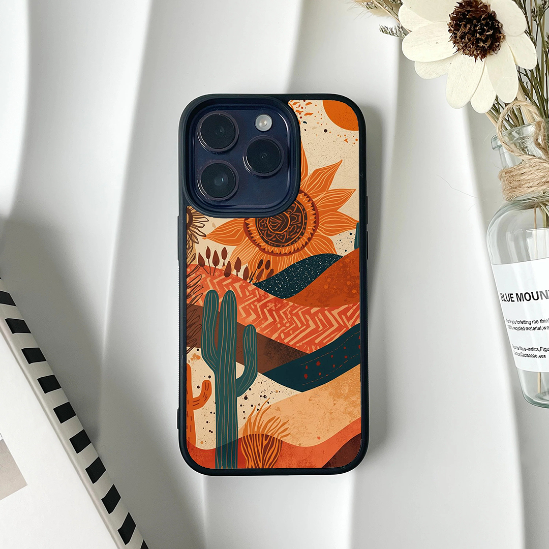 Gilded Twilight Protective Glass Case