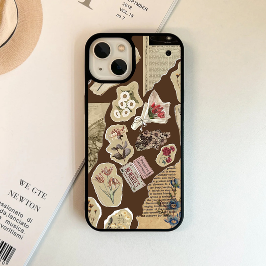 Ticket To Happiness Vibey Stickers Printed Protective Case