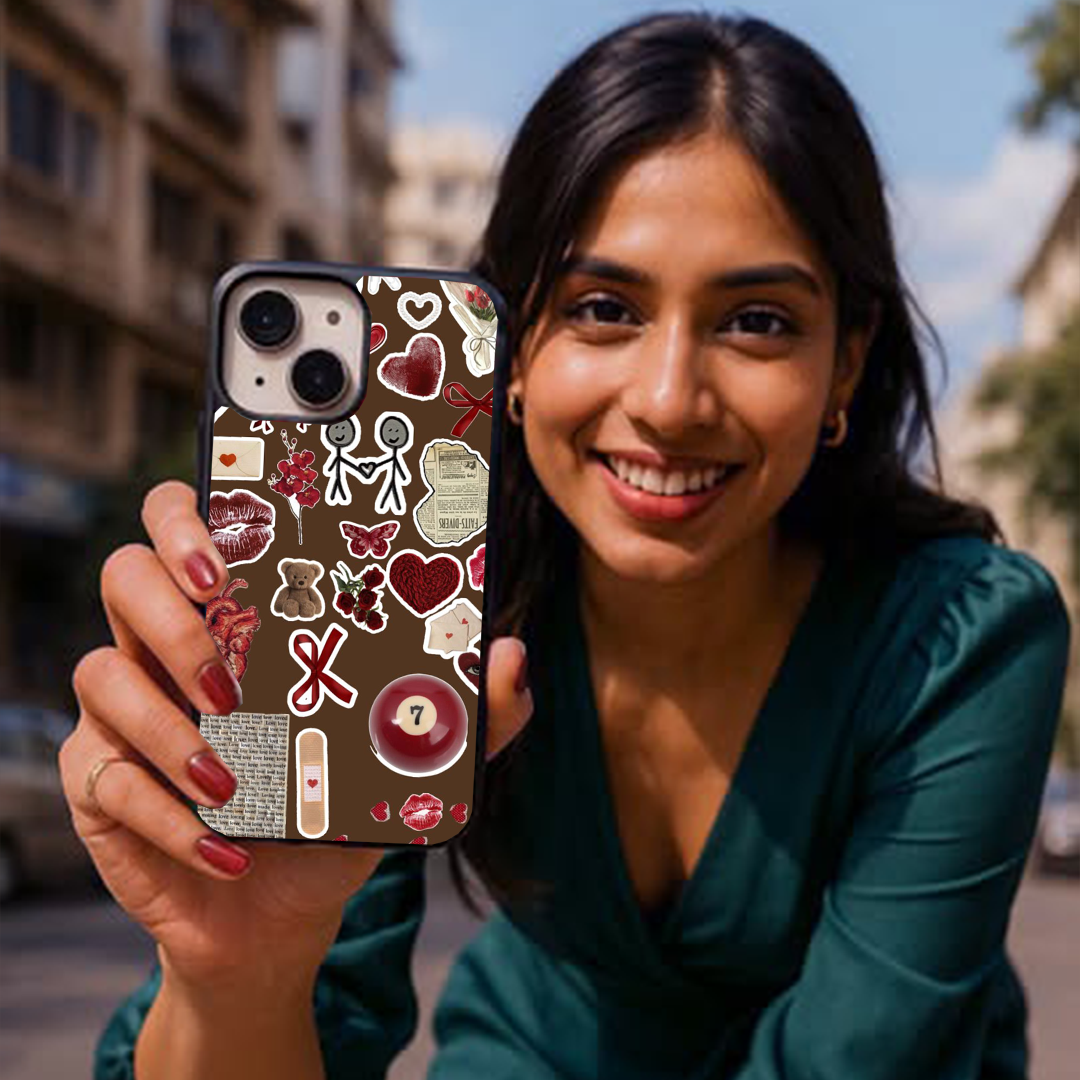 Cosmic Aesthetic Vibey Stickers Printed Protective Case