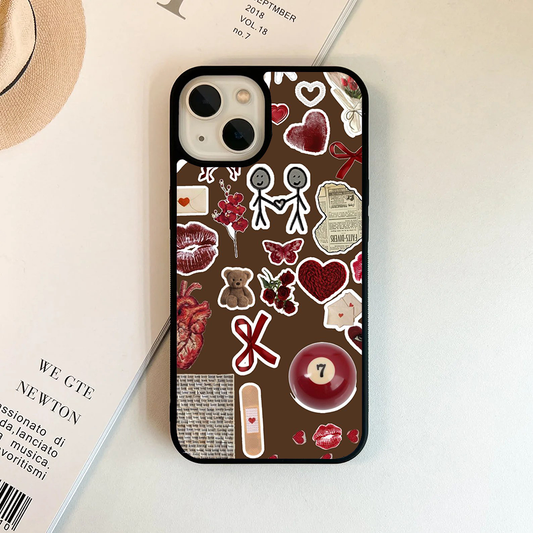 Cosmic Aesthetic Vibey Stickers Printed Protective Case
