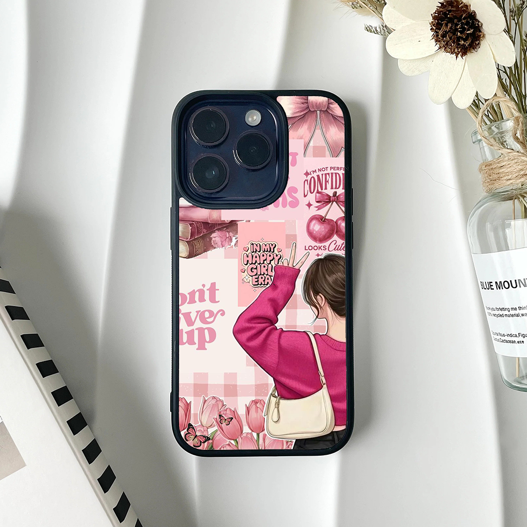 Sweatheart Snowberry Vibey Stickers Printed Protective Case