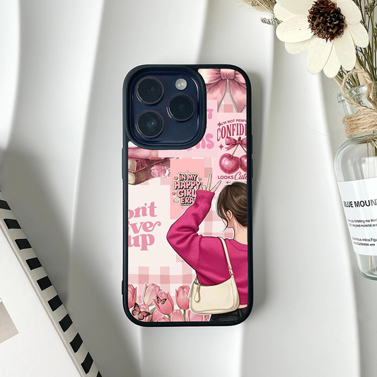 Sweatheart Snowberry Vibey Stickers Printed Protective Case