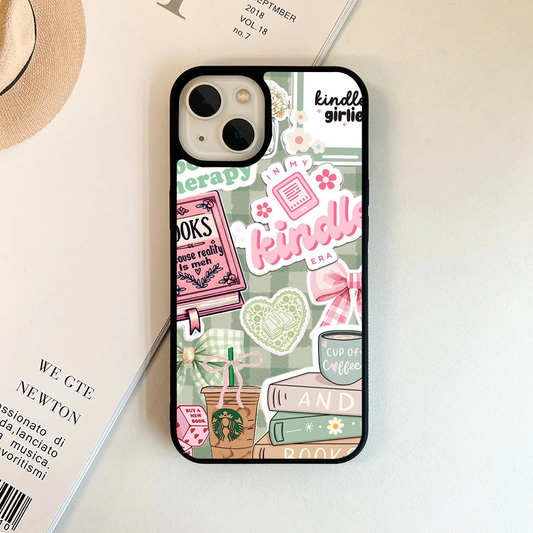 Kindls Era Vibey Stickers Printed Protective Case