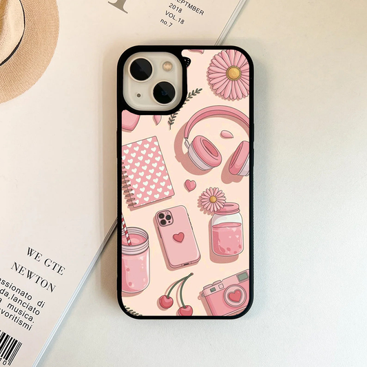 Life Chaos Vibey Stickers Printed Protective Case