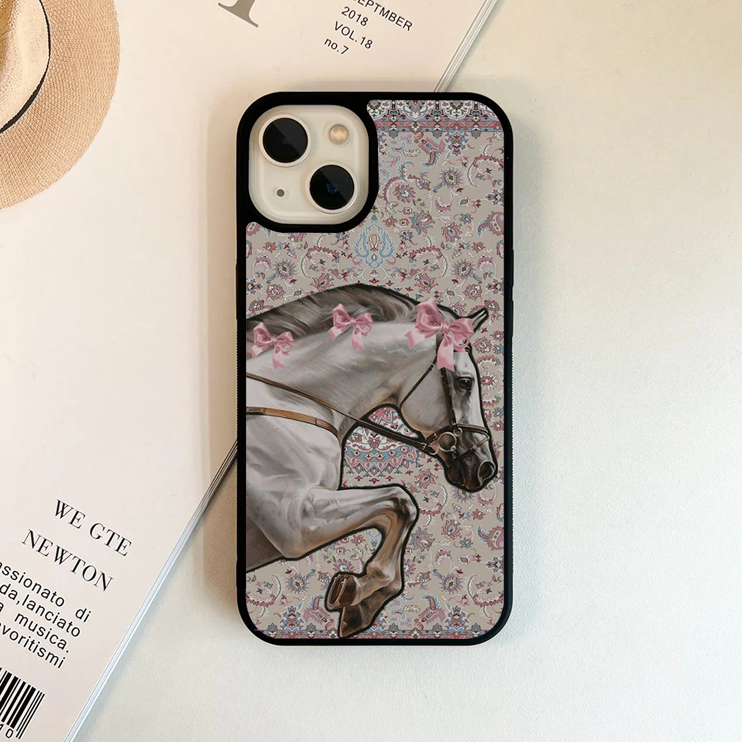 Wind Wild Aura Horse Printed Protective Phone Case Back Cover
