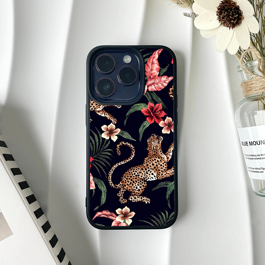 Chase Wild Aura Cheetah Printed Protective Phone Case Back Cover