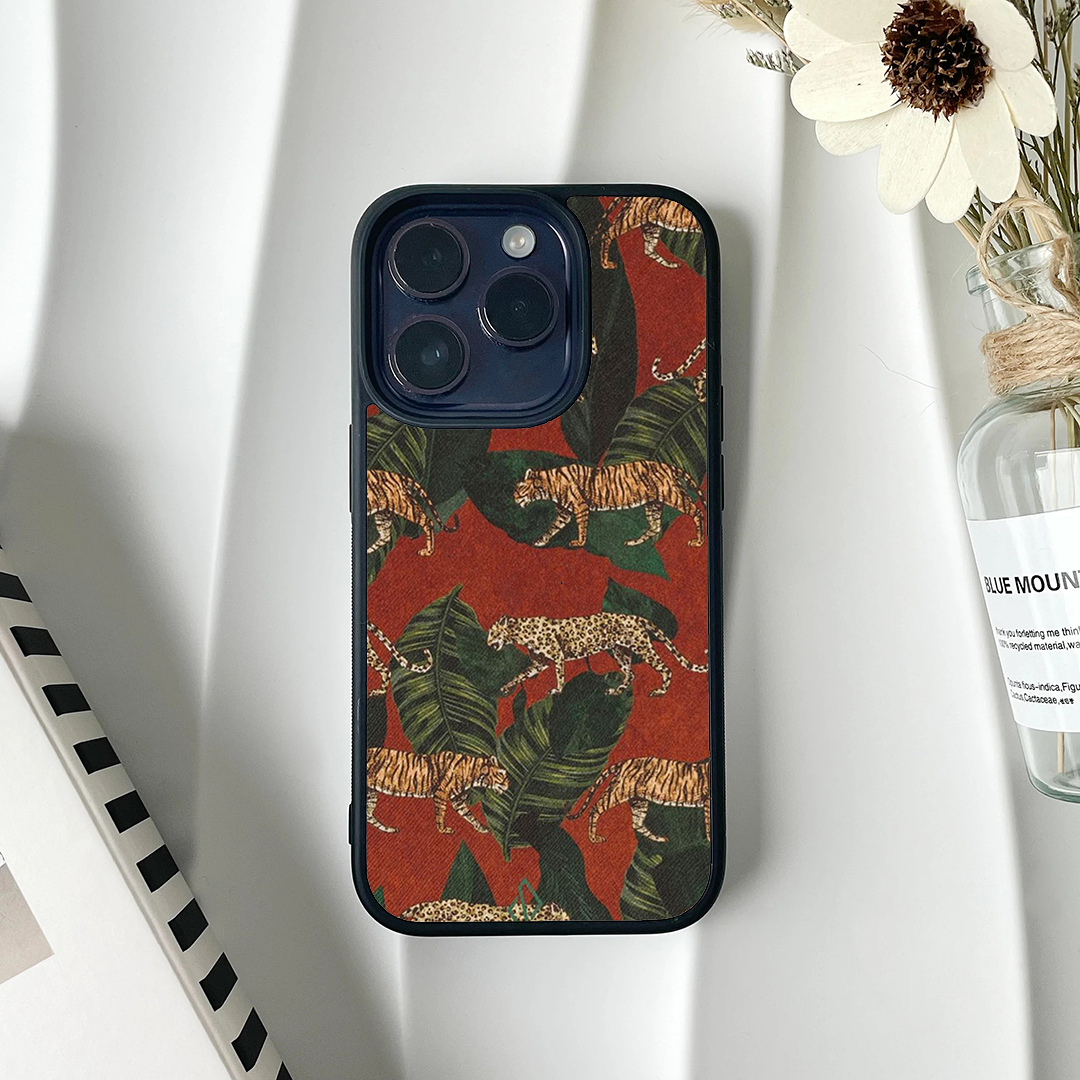 Royal Wild Aura Tiger Cheetah Printed Protective Phone Case Back Cover