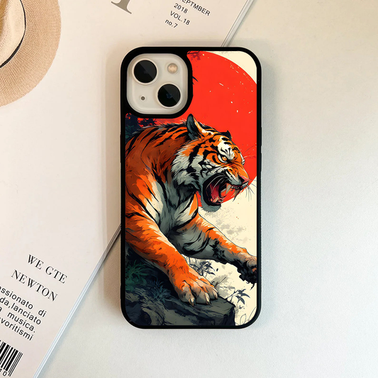 Roam Wild Aura Tiger Printed Protective Phone Case Back Cover