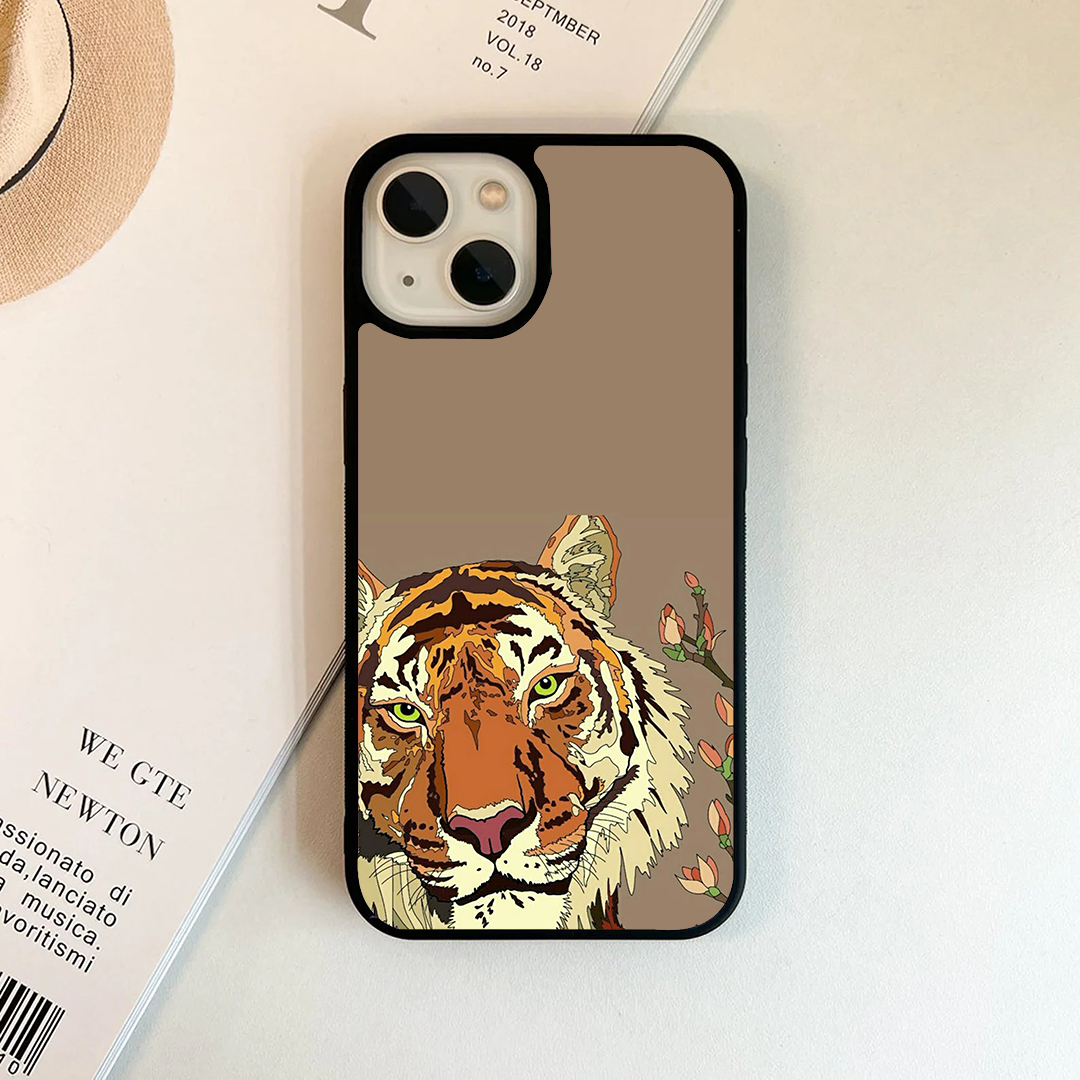 Fury Wild Aura Tiger Printed Protective Phone Case Back Cover